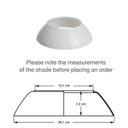 PH 4.5/4 Pendant Lamp Spare Parts Accessories Louis Poulsen PH 4½-4 glass Pendant middle shade 