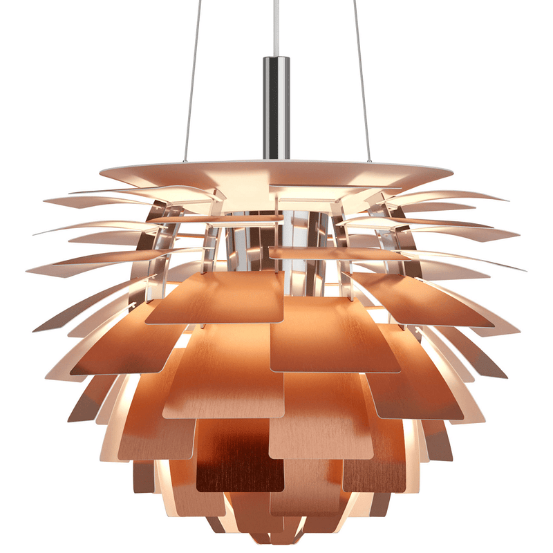 PH Artichoke Pendant hanging lamps Louis Poulsen Copper 