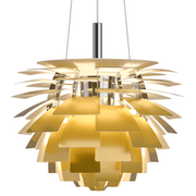 PH Artichoke Warm Dim LED Pendant hanging lamps Louis Poulsen Brass 0-10V 