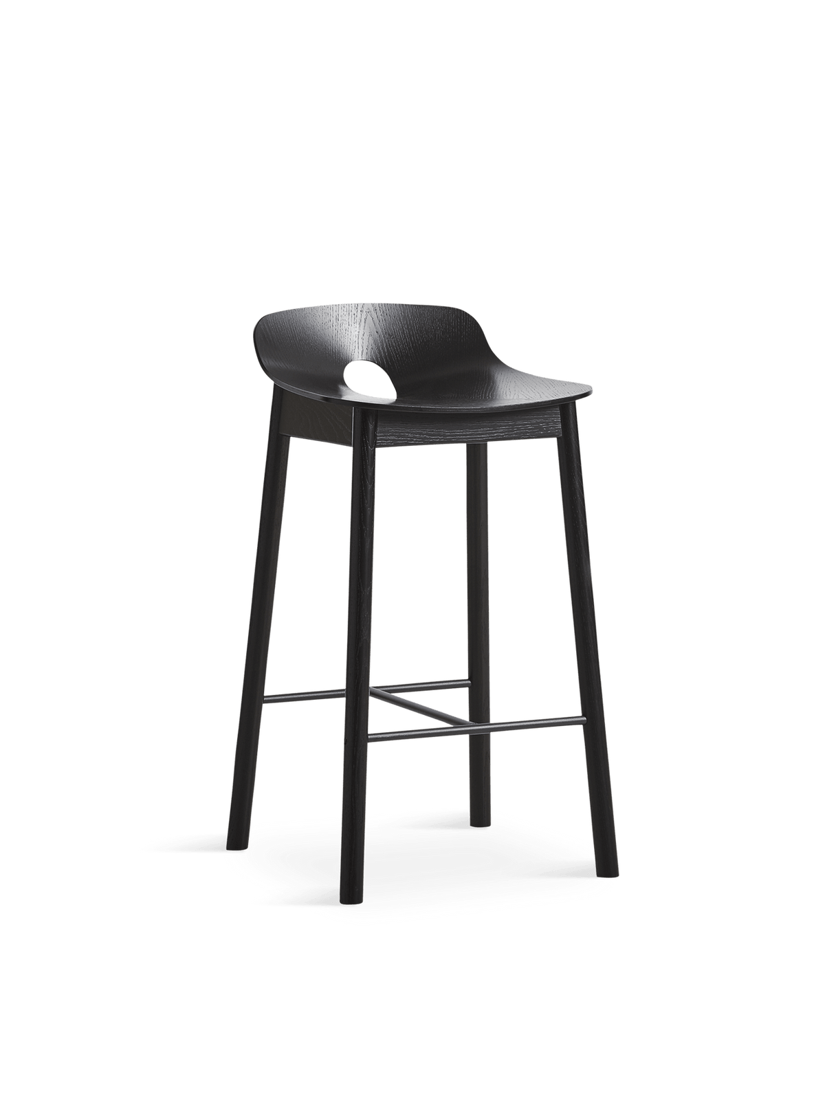 Mono Counter Chair counter stool Woud Black Painted Ash 