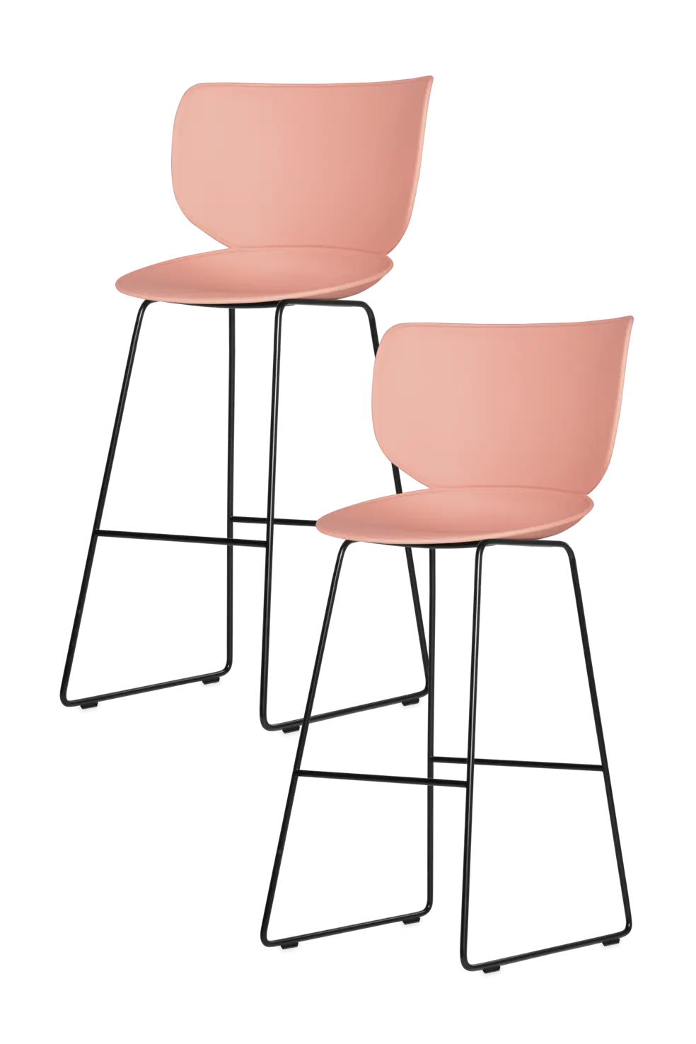 Hana Bar Stool Un-Upholstered Set of 2