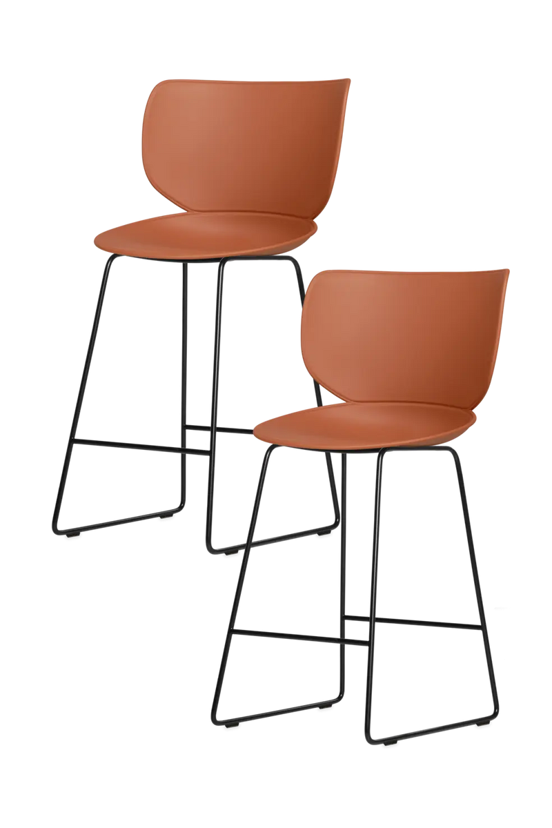 Hana Bar Stool Un-Upholstered Set of 2