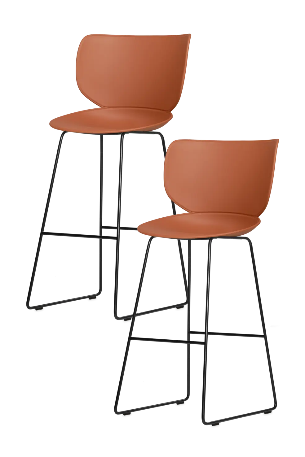 Hana Bar Stool Un-Upholstered Set of 2
