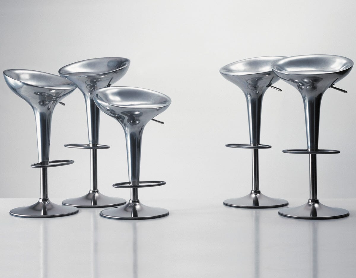 Aluminum Bombo Stool bar seating Magis 