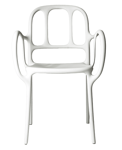 Magis Mila Stacking Chair 2-Pack Chairs Magis White 