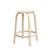 64 High Stool Stools Artek 25.5 inch legs natural lacquered, seat IKI white HPL 