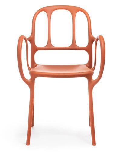 Magis Mila Stacking Chair 2-Pack Chairs Magis Orange 