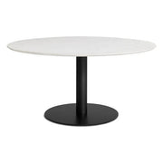 Easy 60" Dining Table Tables BluDot Marble / Black 