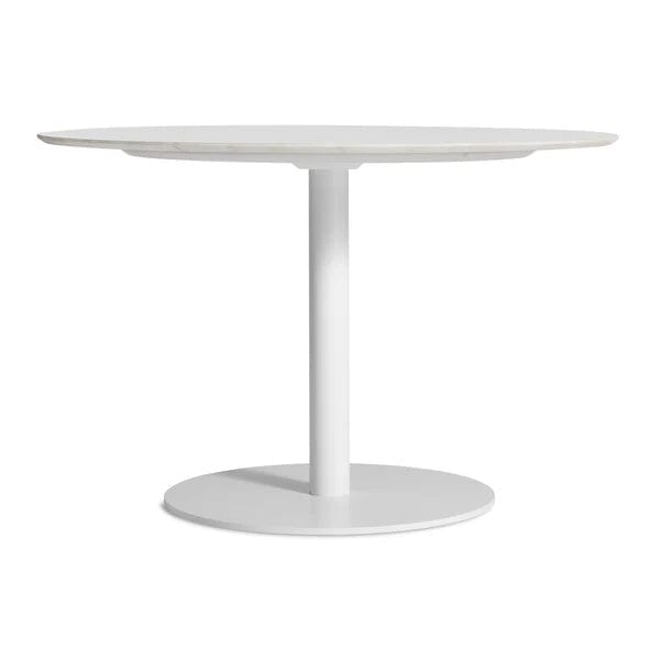 Easy 48" Dining Table Tables BluDot Marble / White 
