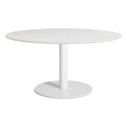 Easy 60" Dining Table Tables BluDot Marble / White 
