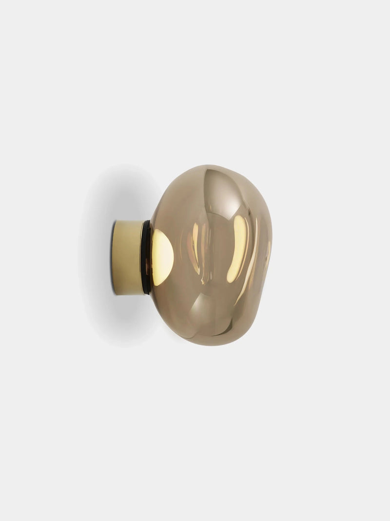 Melt Mini LED Surface Wall Light Wall Lights Tom Dixon Bronze 