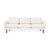 Miller Sofa Sofa Gus Modern Merino Cream Walnut 