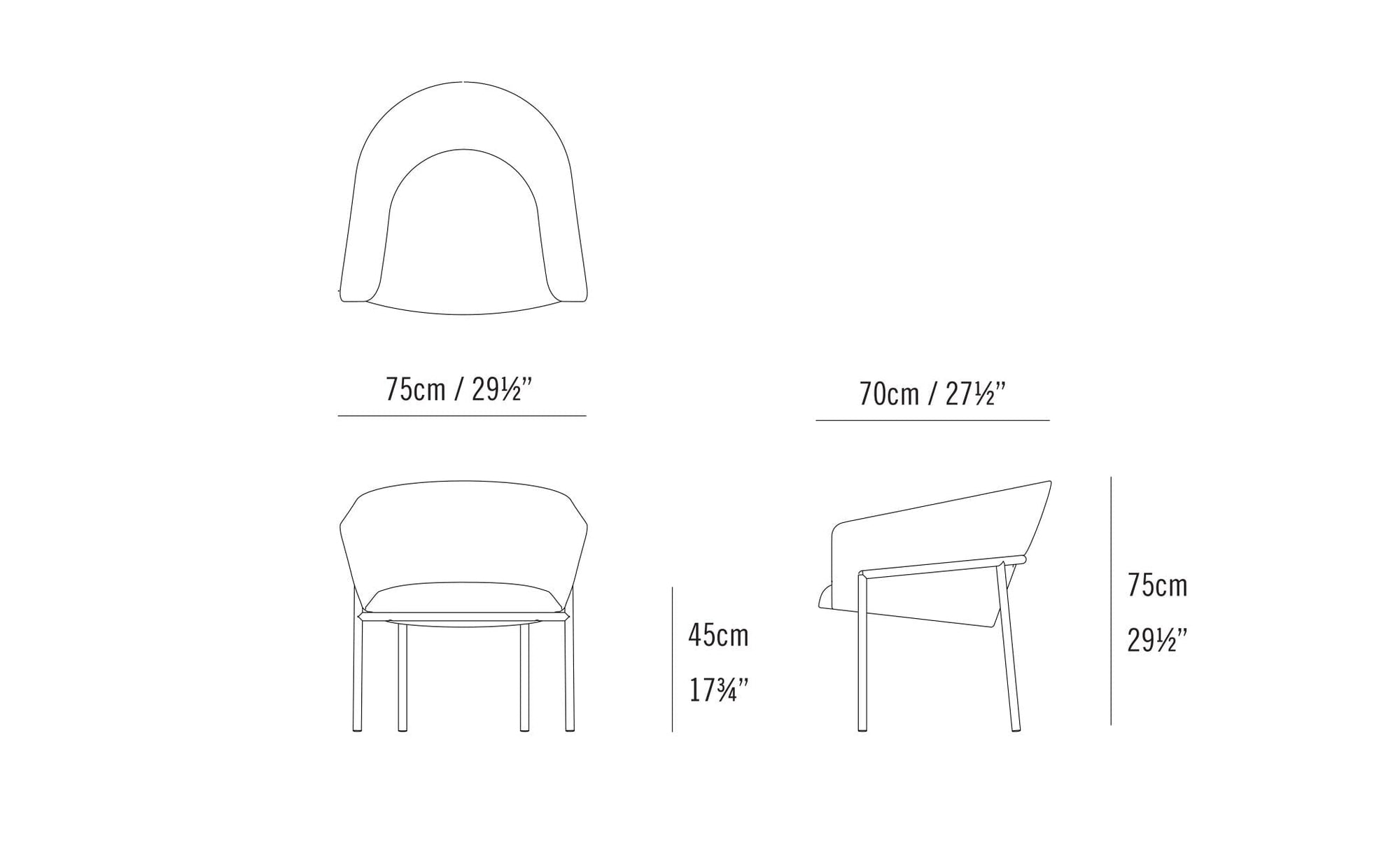 Metro Chair Chairs Bensen 