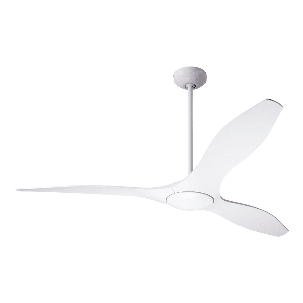 IC/Brisa DC | 56″ Ceiling Fans Modern Fan Co Matte White No Light Wall Control