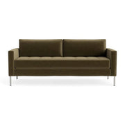 Paramount 80" Sofa Sofa BluDot Moss Velvet Stainless Steel 