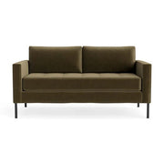 Paramount 66" Sofa Sofa BluDot Moss Velvet Metal 