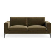 New Standard 78" Sofa Sofa BluDot Moss Velvet - Black Legs 