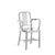 Emeco Navy Armchair Side/Dining Emeco Hand Polished No Seat Pad No Glides