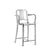 Emeco Navy Counter Stool With Arms Side/Dining Emeco Hand Polished No Seat Pad No Glides