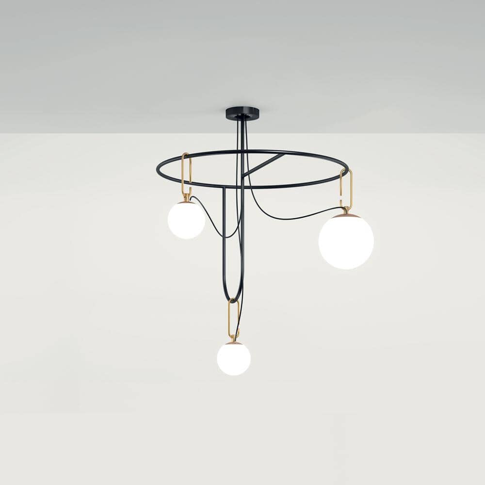 NH S4 Circular Suspension Lamp Pendant Lights Artemide 