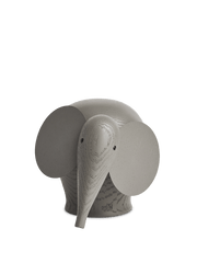 Nunu Elephant Sculptures Decor Woud Taupe Mini - 4 pcs./box 