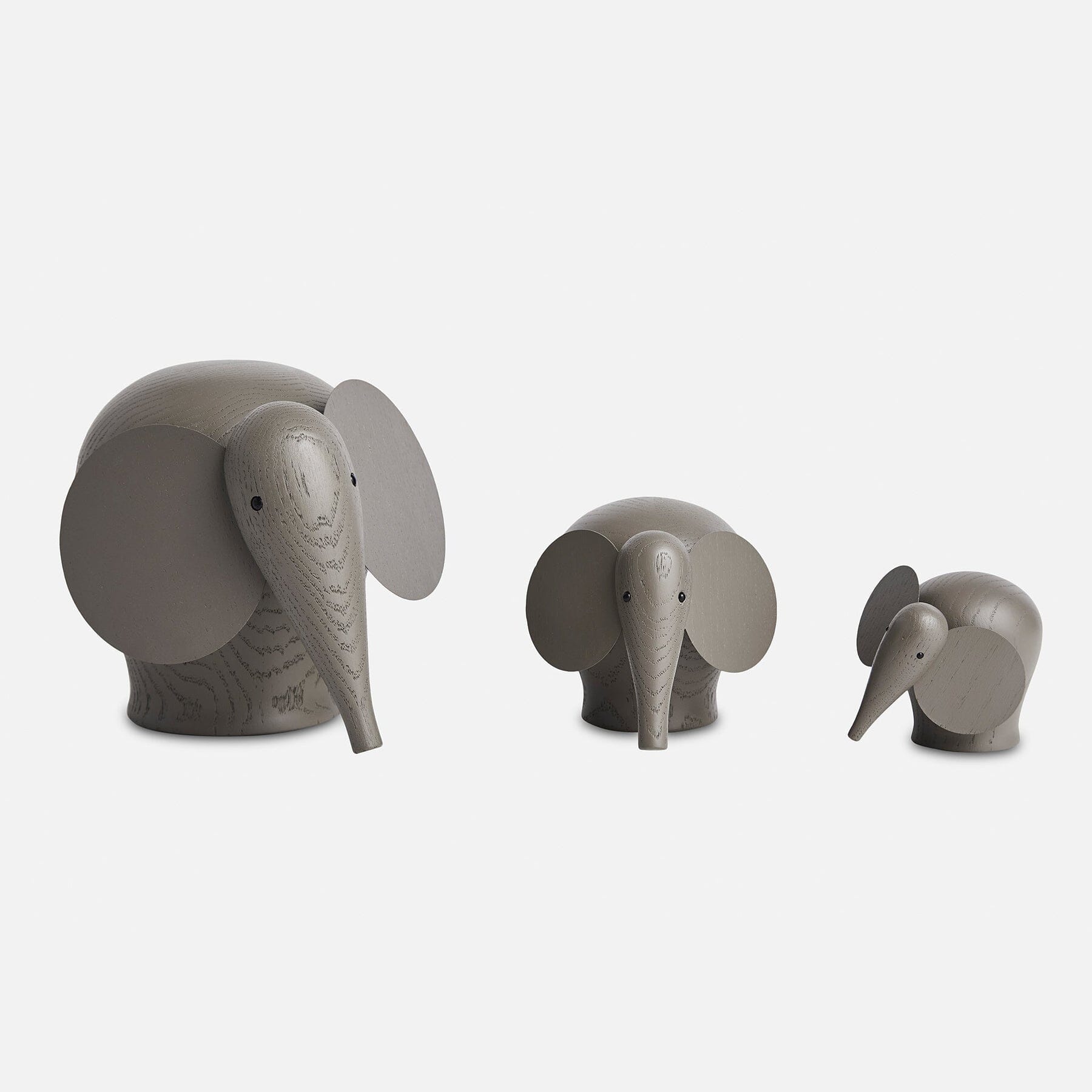 Nunu Elephant Sculptures Decor Woud 