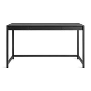 Open Plan Desk Desk's BluDot Large Black on oak 
