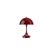 Panthella 160 Portable Table Lamp Table Lamps Louis Poulsen Burgundy 