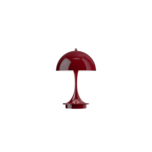 Panthella 160 Portable Table Lamp Table Lamps Louis Poulsen Burgundy 