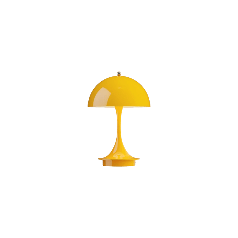 Panthella 160 Portable Table Lamp Table Lamps Louis Poulsen Yellow 