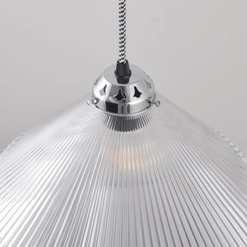 Conical Prismatic Rise and Fall Pendant Light Pendant Lights Original BTC 