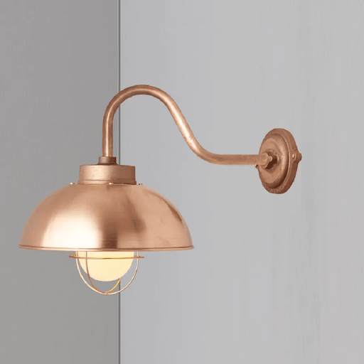 Shipyard Outdoor Wall Light Outdoor Lighting Original BTC Copper Wire Guard Frosted Glass 