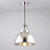 Titan Size 1 Pendant Light suspension lamps Original BTC Polished Aluminum 