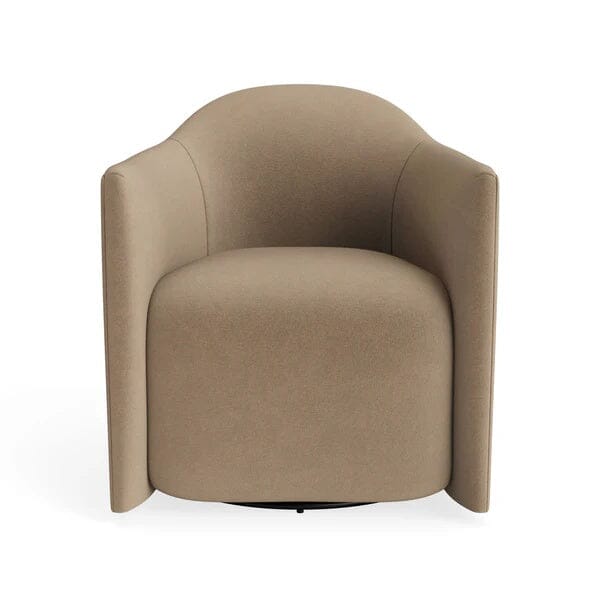 About Face Swivel Lounge Chair lounge chair BluDot Otter Velvet 