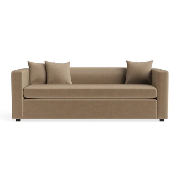 Mono Sleeper Sofa sofa BluDot Otter Velvet 