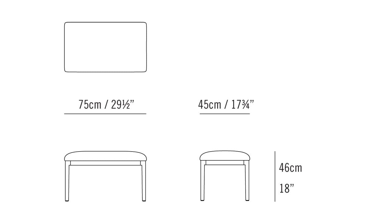 Outdoor Able Bench 75 Benches Bensen 