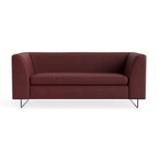 Bonnie 72" Sofa Sofa BluDot Oxblood Leather 