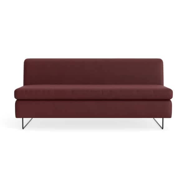 Clyde Sofa Sofa BluDot Oxblood Leather 