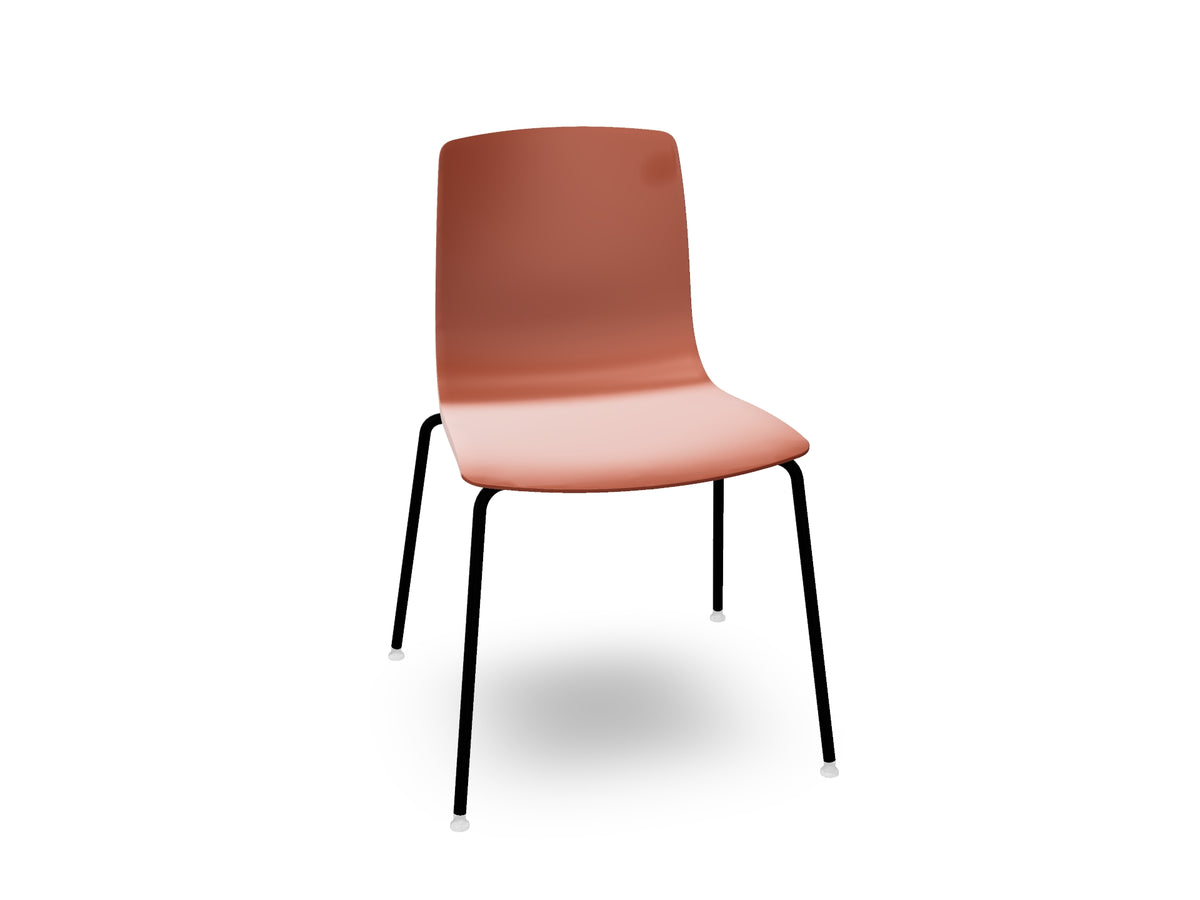 Aava 02 Polypropylene Chair With 4 Leg Base