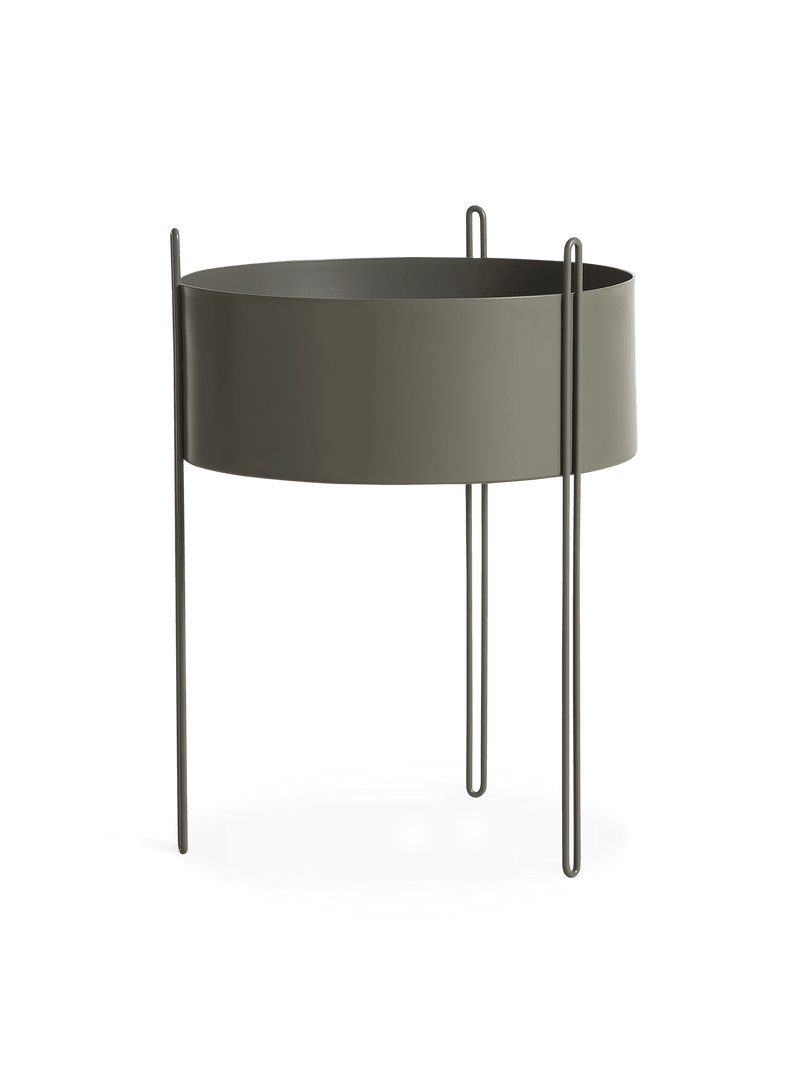 Pidestall Planter Vases Woud Taupe Large 