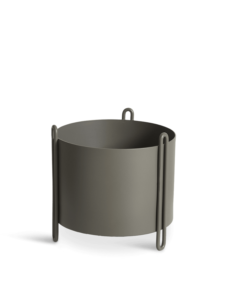 Pidestall Planter Vases Woud Taupe Small 