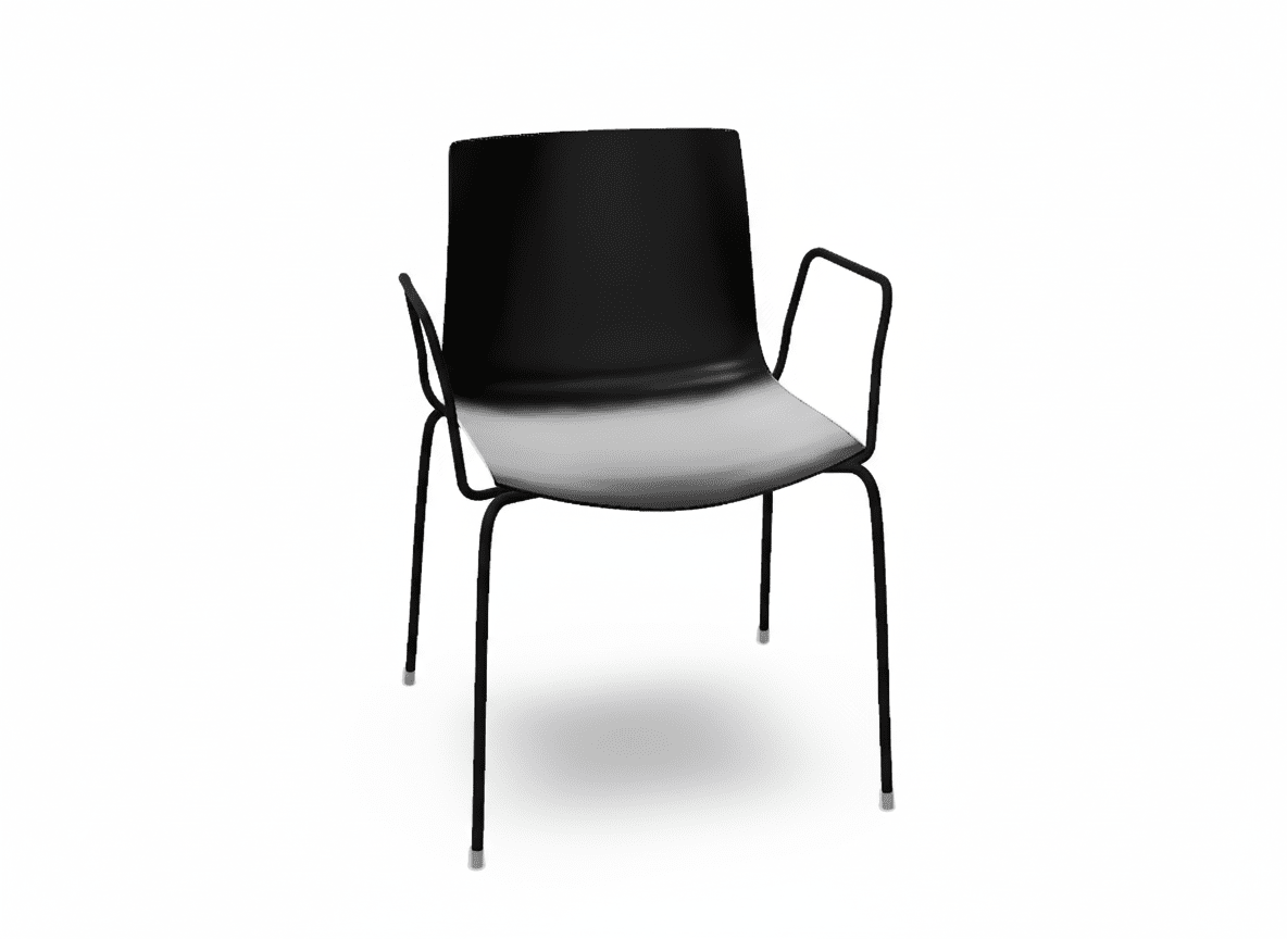 Catifa 46 Four Leg Polypropylene Armchair Side/Dining Arper 