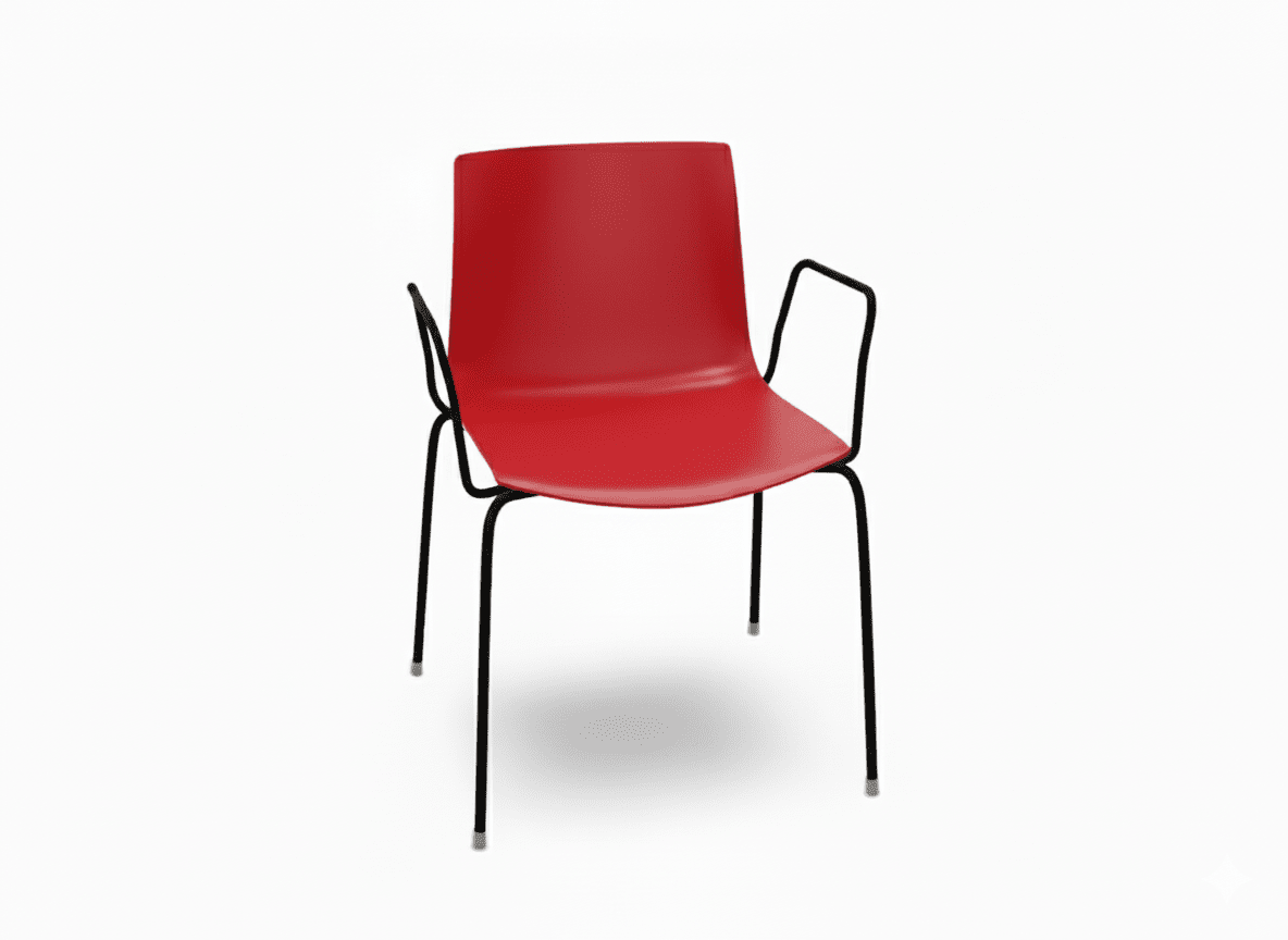 Catifa 46 Four Leg Polypropylene Armchair Side/Dining Arper 