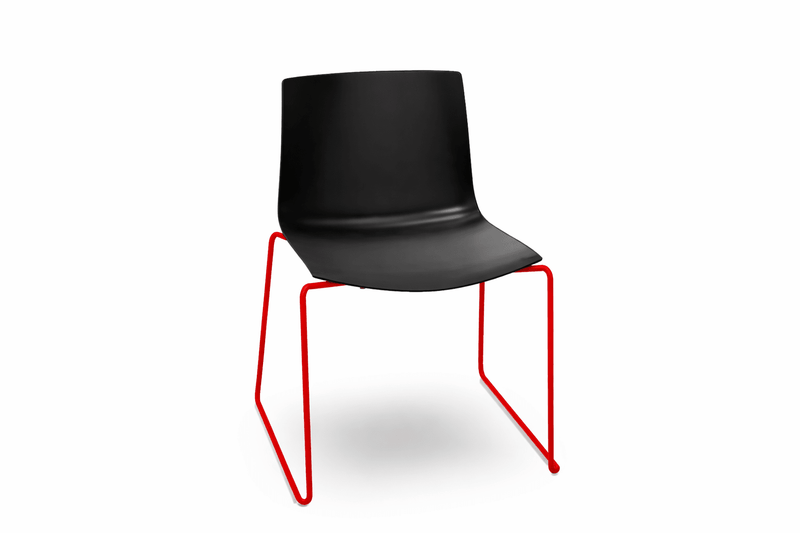 Catifa 46 Polypropylene Sled Base Chair Side/Dining Arper 