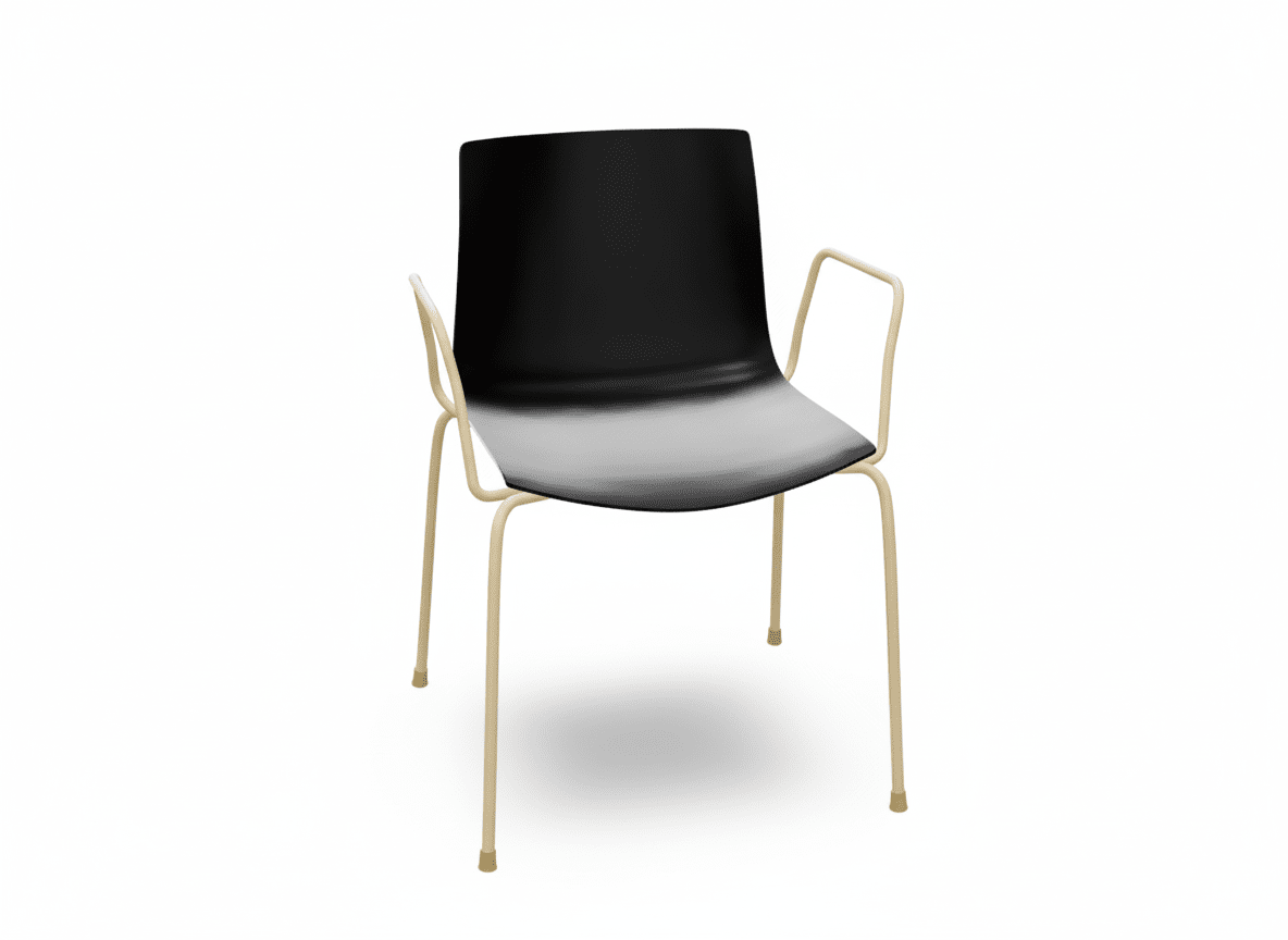 Catifa 46 Four Leg Polypropylene Armchair Side/Dining Arper 