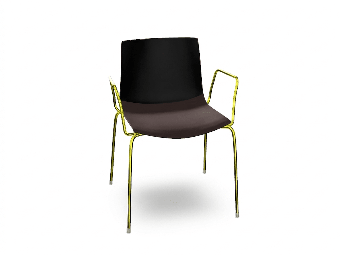 Catifa 46 Four Leg Polypropylene Armchair Side/Dining Arper 