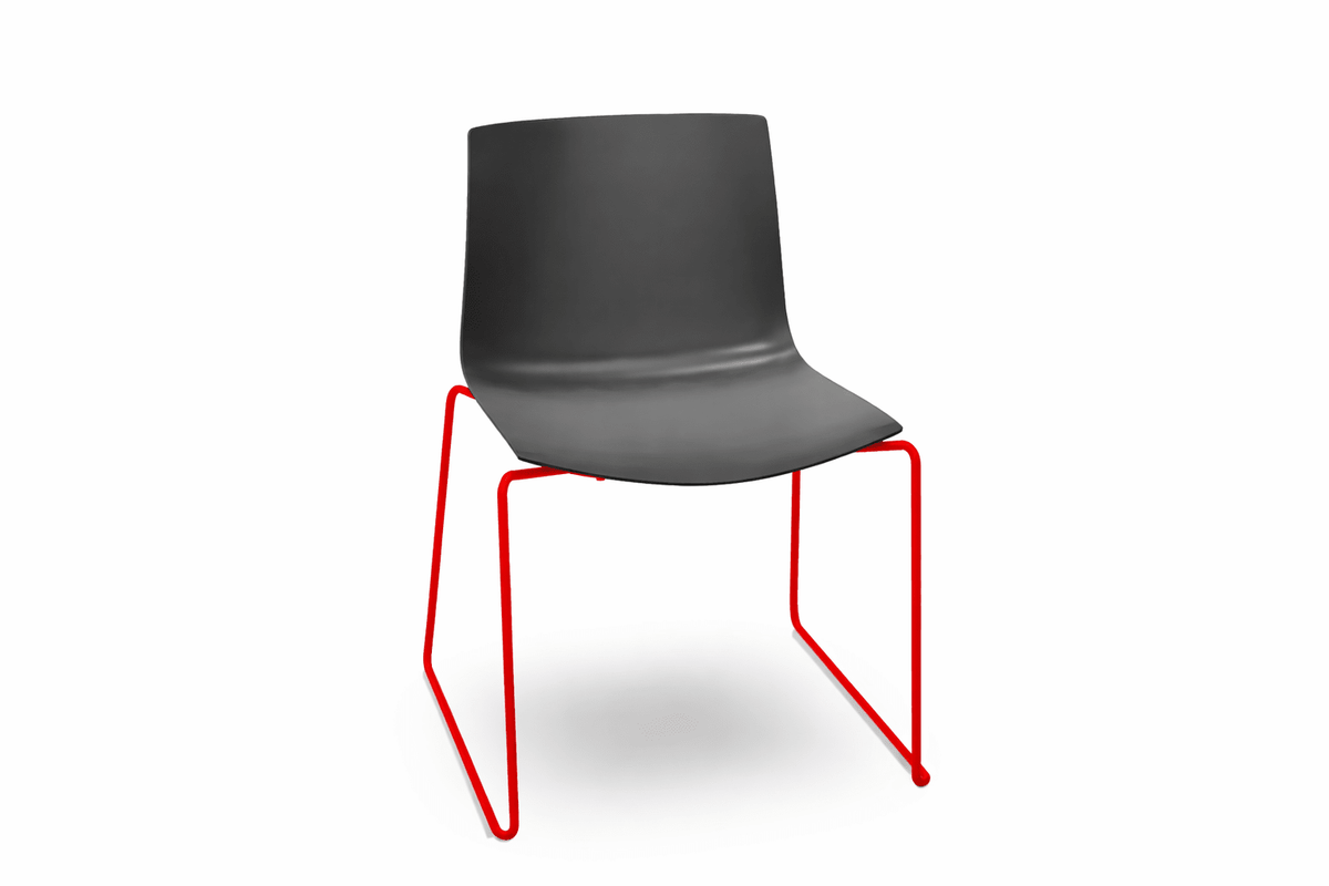 Catifa 46 Polypropylene Sled Base Chair Side/Dining Arper 