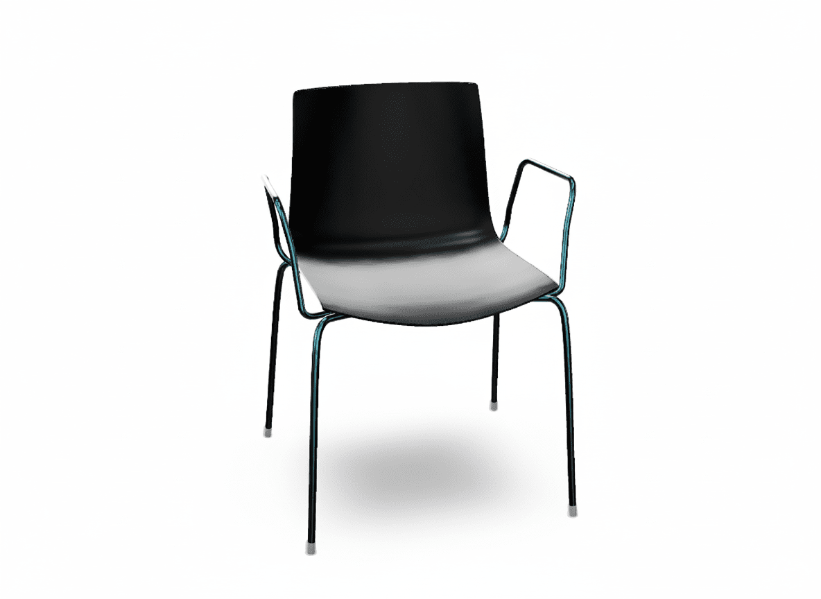 Catifa 46 Four Leg Polypropylene Armchair Side/Dining Arper 