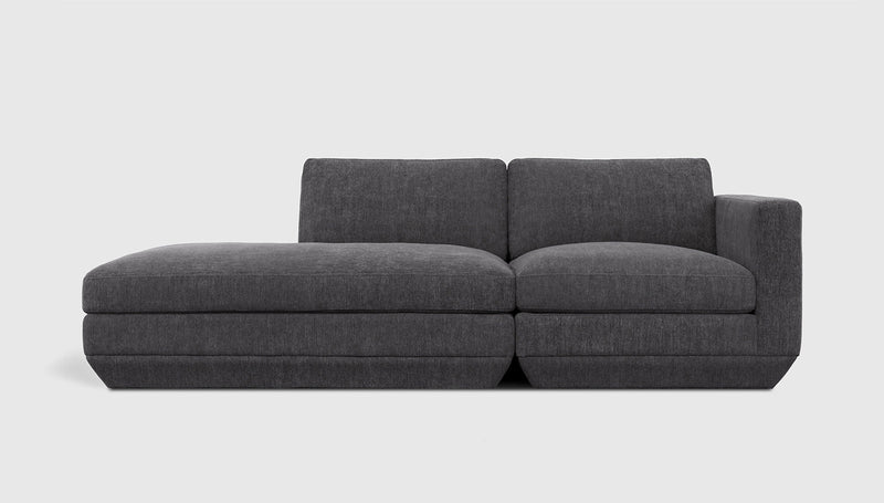 Gus Modern Podium Modular 2PC Lounge — Bastille Lennox / Left Facing