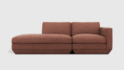 Gus Modern Podium Modular 2PC Lounge — Regency Beet / Left Facing